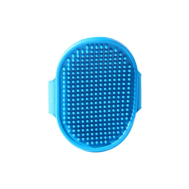 Soft Rubber Grooming & Massage Brush for Dogs and Cats – Gentle Deshedding Tool for Bath or Daily Use