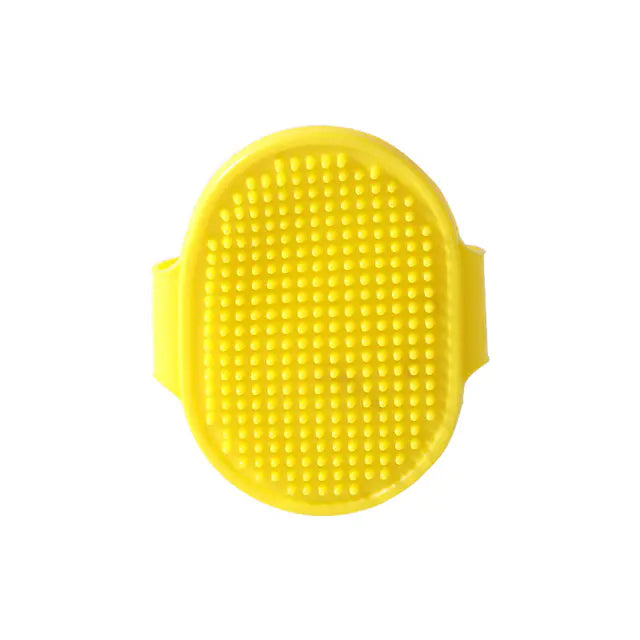 Soft Rubber Grooming & Massage Brush for Dogs and Cats – Gentle Deshedding Tool for Bath or Daily Use