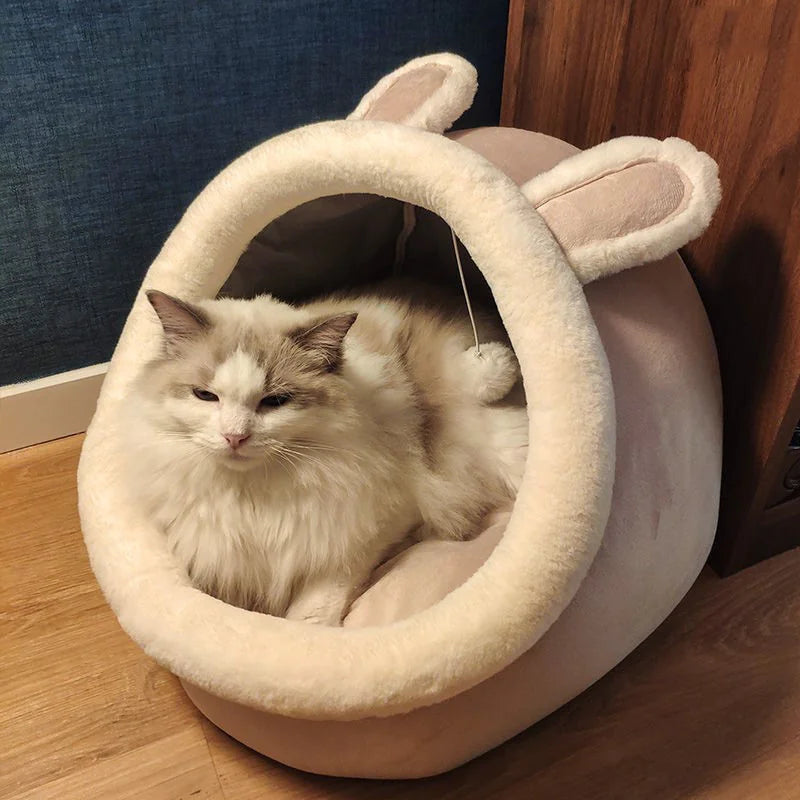 Durable, stylish cat litter enclosure blending with home décor