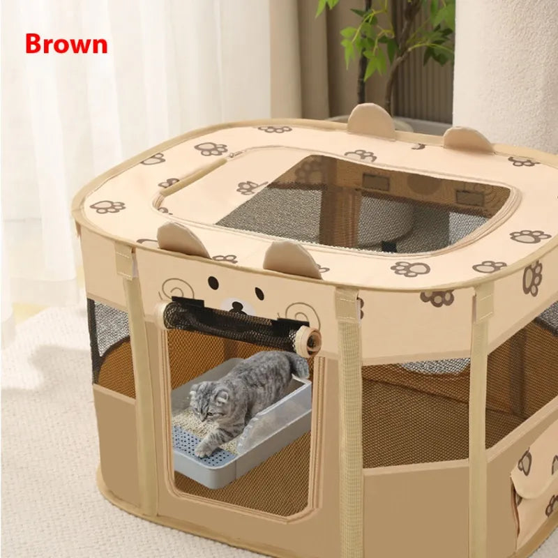 Cat Delivery Room Tent – Breathable, Private & Safe for Birth and Nursing