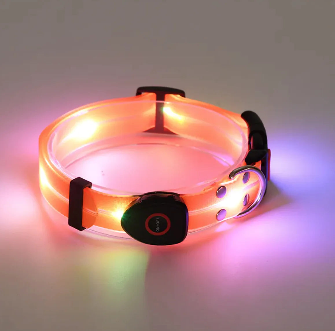 Rechargeable LED Pet Collar for Nighttime Safety