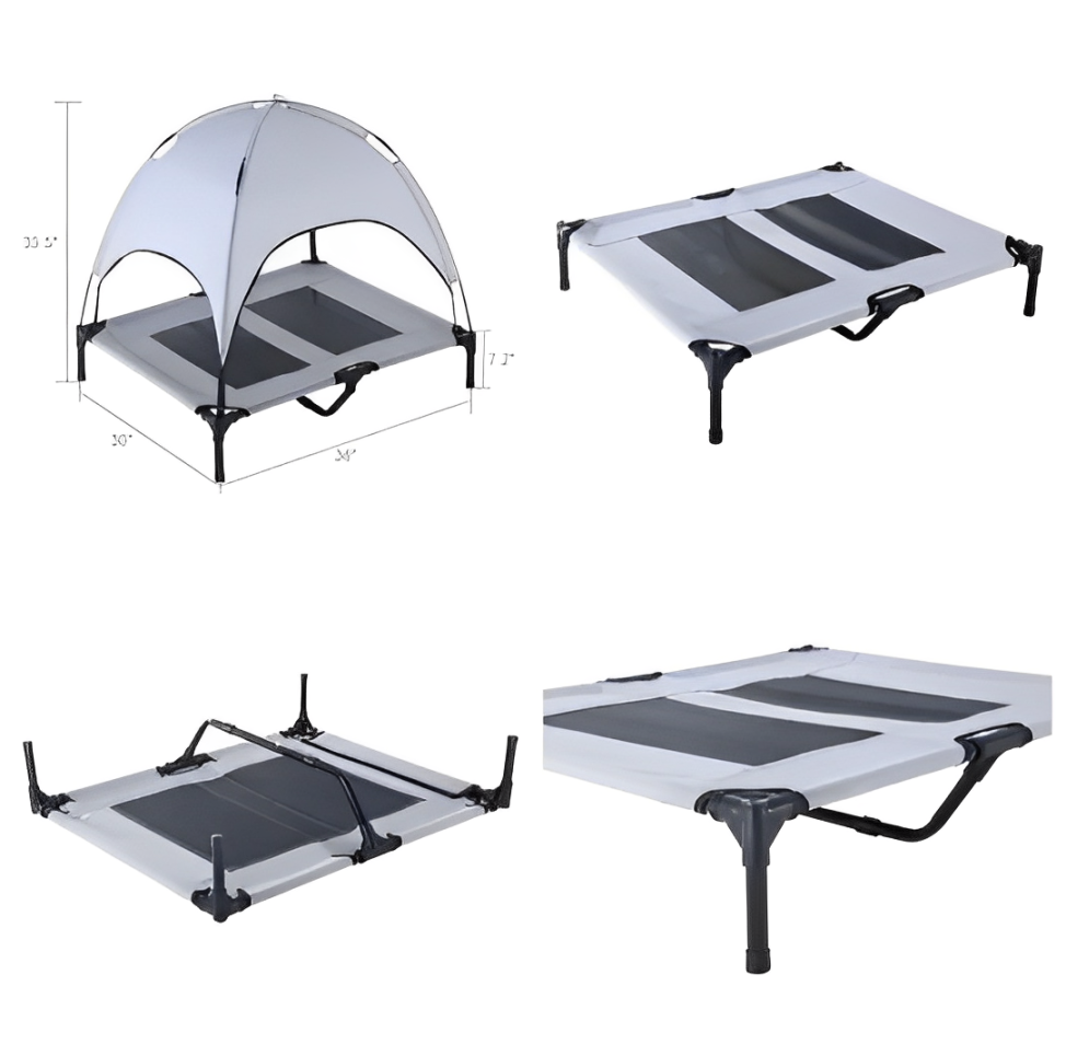 Breathable Double-Layer Reinforced Pet Tent – Portable, Durable & Weather-Resistant Shelter for Dogs & Cats