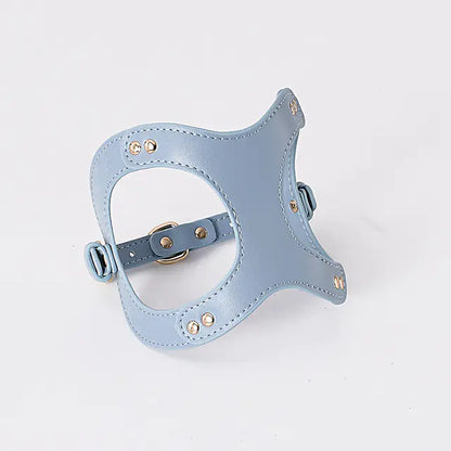 Close-up of the stainless-steel buckle and reinforced stitching details