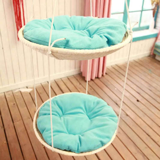 Cat Hammock with Climbing Frame & Bed – Multi-Level Relaxation & Play Space
