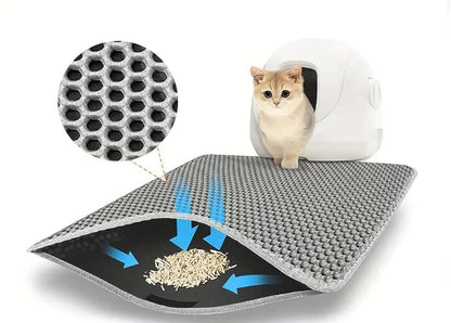 Premium Cat Mat for Litter Control, Comfort & Easy Cleaning