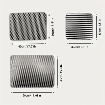 Premium Cat Mat for Litter Control, Comfort & Easy Cleaning