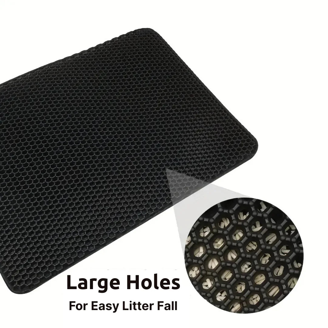 Premium Cat Mat for Litter Control, Comfort & Easy Cleaning