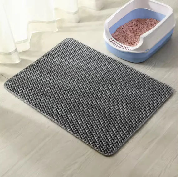 Premium Cat Mat for Litter Control, Comfort & Easy Cleaning