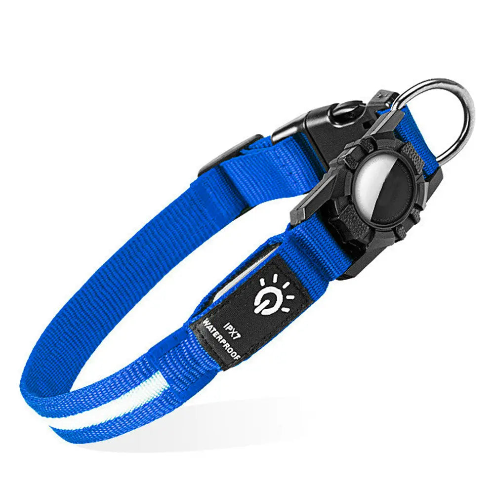 Luminous LED AirTag Dog Collar