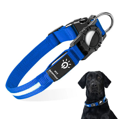 Luminous LED AirTag Dog Collar