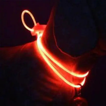 Luminous Dog Strap Pendant Collar – Stylish, Safe & Lightweight for Night Walks