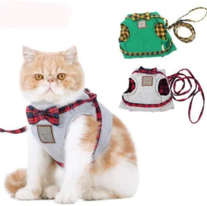 Comfortable & Escape-Proof Cat Harness and Leash Set – Perfect for Kittens and Cats