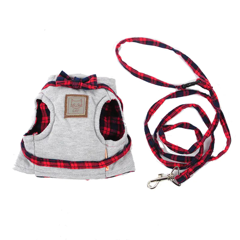 Comfortable & Escape-Proof Cat Harness and Leash Set – Perfect for Kittens and Cats